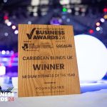 Caribbean Blinds EADT Medium Business of the Year award win