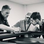 Caribbean Blinds installer training action shot