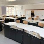 Velstone’s solid surface shows worth on laboratory project at prestigious school