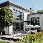 Sheffield home featuring crittall steel windows and doors