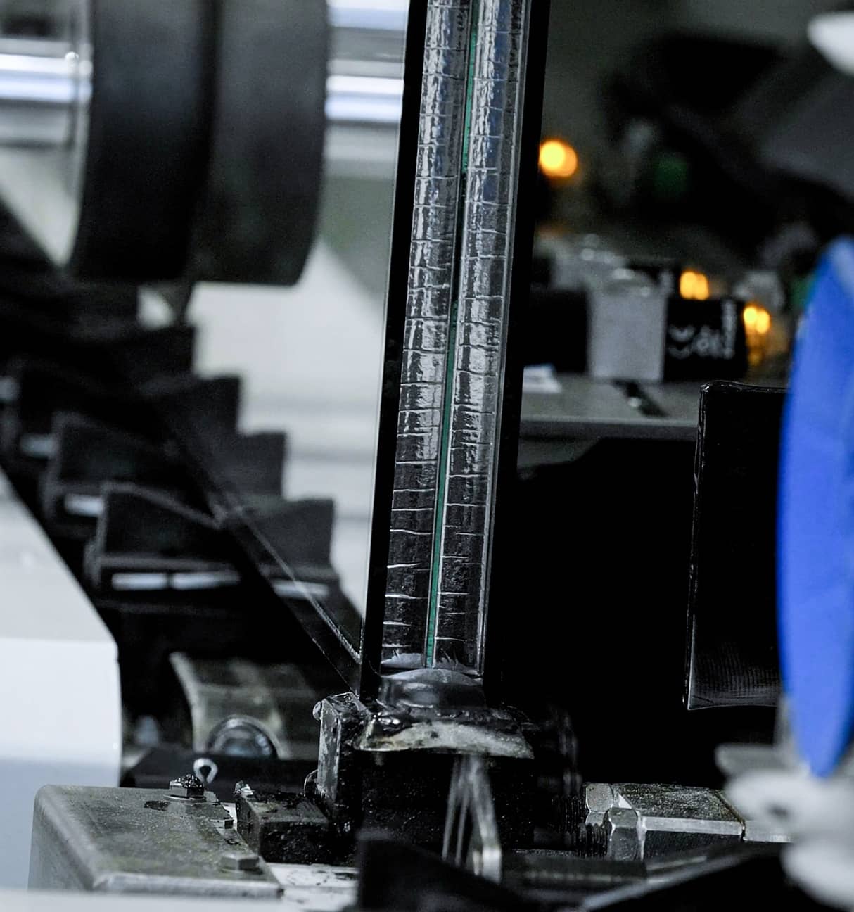 FOREL Insulating Glass Production Line manufacturing a thin triple sealed unit with Edgetech super spacer