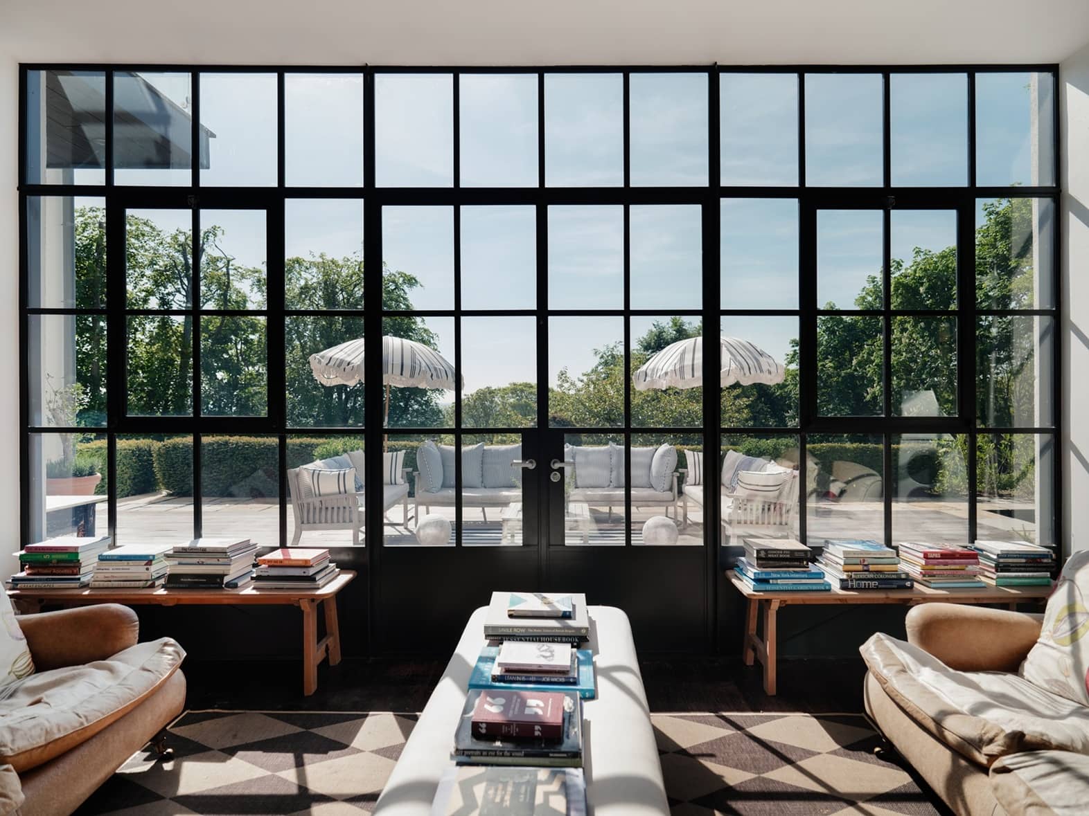 Sheffield home featuring crittall steel windows and doors
