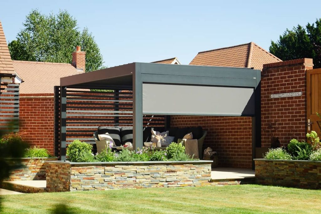 Classic Lite Pod Pergola by Caribbean Blinds