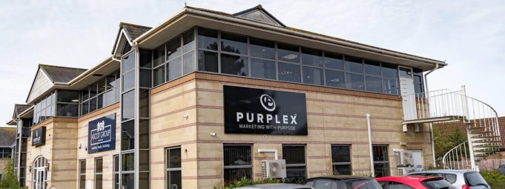 Lead generation for home improvement companies - exterior of Purplex Marketing headquarters building