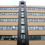 Ibex House Art Deco facade with ribbon windows and central vertical tower