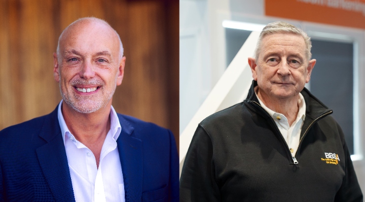 Andrew Scott, founder and CEO of Purplex Marketing, and Andrew Chalk, Operations Director at the BBSA